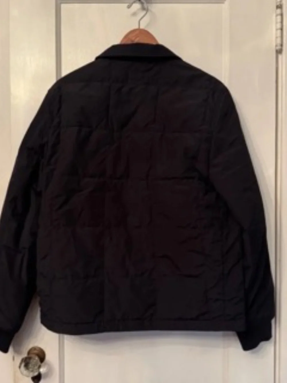 J. Crew Box-quilt insulated jacket with PrimaLoft * Navy Ink * Medium